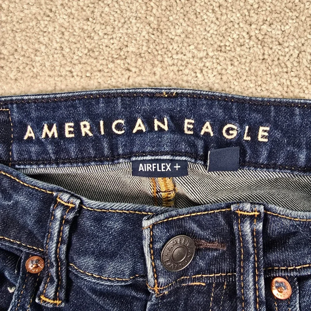 American Eagle‎ Airflex+ Slim Jeans Womens 26x28 Dark Wash Blue Denim